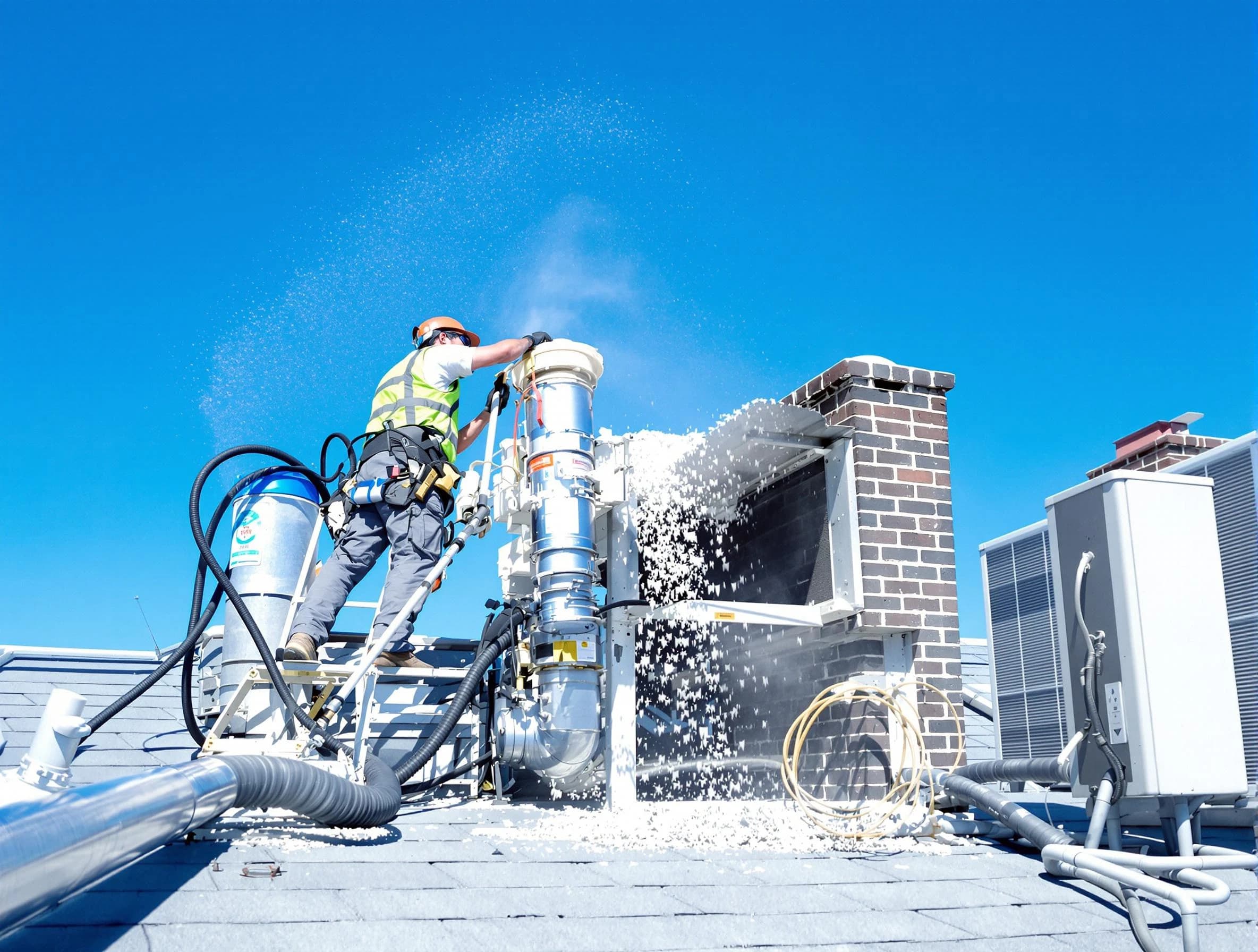 Expert roof dryer vent cleaning by Shawnee Dryer Vent Cleaning in Shawnee