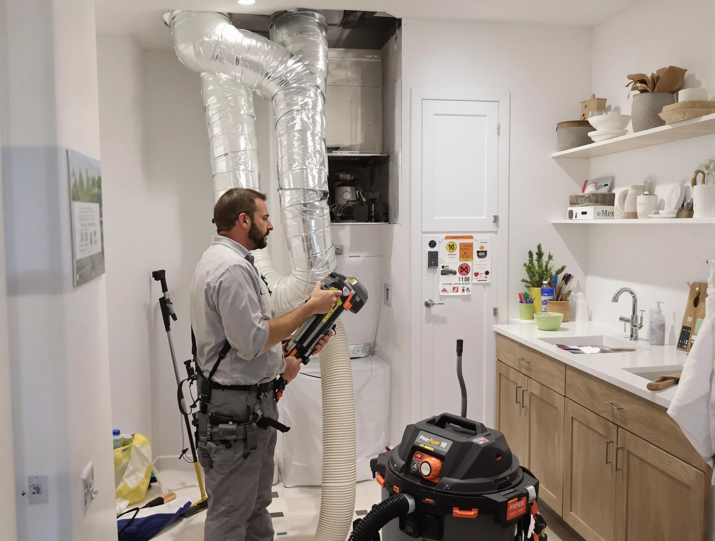 Clogged Dryer Vent Cleaning in Shawnee