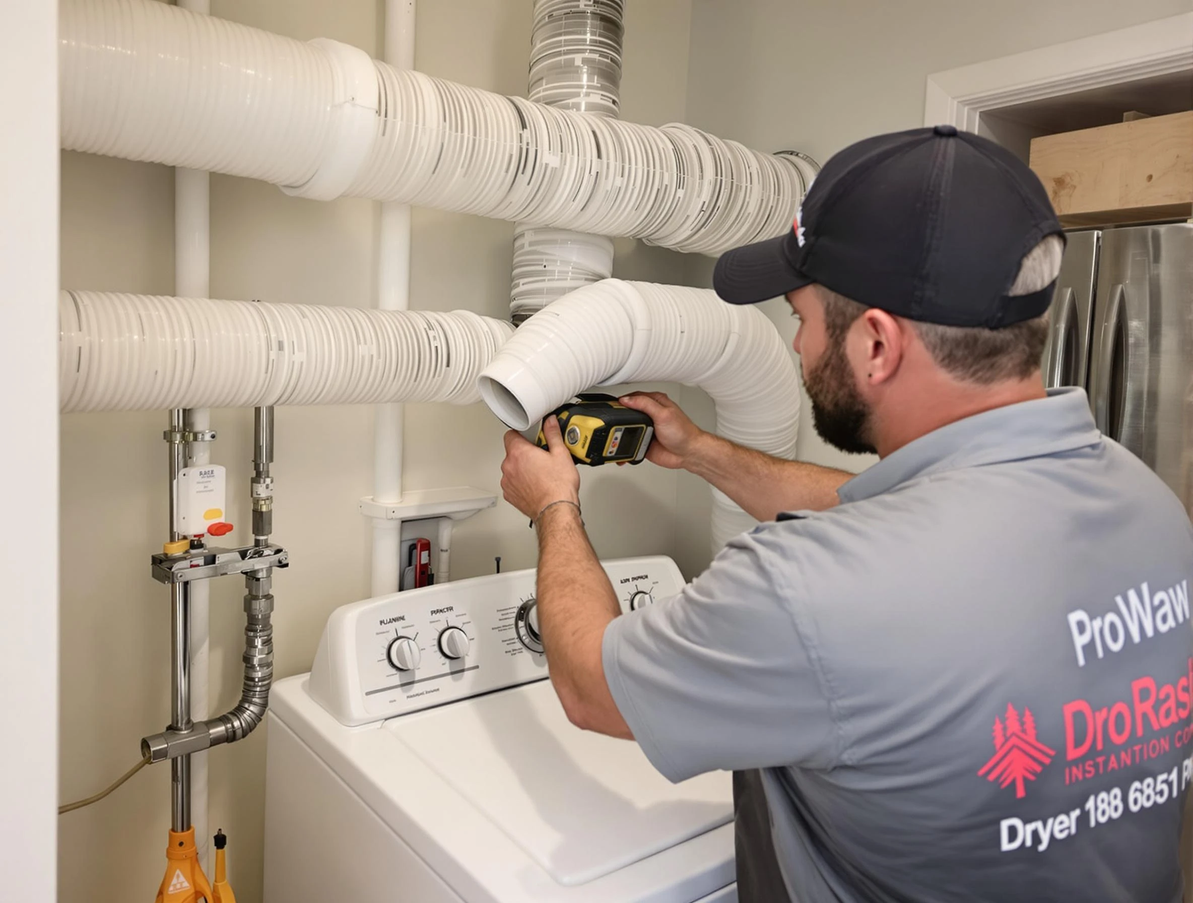 Professional dryer vent hose installation by Shawnee Dryer Vent Cleaning in Shawnee